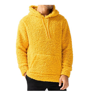 New Trending New Arrival <b>Sherpa</b> Fluffy <b>Fleece</b> <b>Hoodie</b> Sweatshirts Heavyweight Thick Fur Pullover Hoodies Basics Cotton Blended - Product Image 1