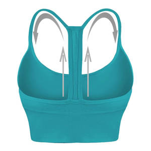 OEM personalizado mujeres Yoga sujetador ligero transpirable Activewear Top de cuatro vías elástico ajuste adecuado gimnasio Fitness marca de etiqueta privada - Product Image 3