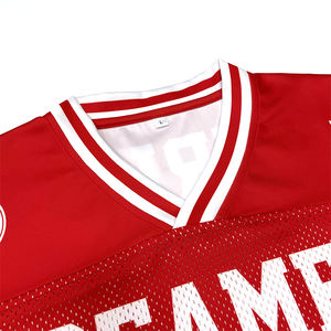 Camiseta de Moda Personalizada, Diseño Holgado con Hombros Caídos, Estilo Corto y Amplio, Jersey de Fútbol Americano de Malla - Product Image 5