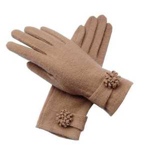 Mode Lady nouveaux gants chauds d'hiver en plein air velours femmes mitaines en cachemire tricotées avec compatibilité avec écran tactile - Product Image 3