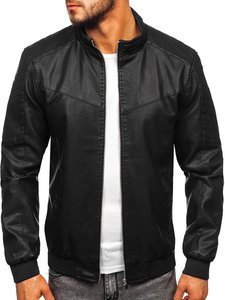 Dernier design 2025 de blouson d'aviateur décontracté grande taille avec logo personnalisé pour hommes garçons manteaux noirs pour l'extérieur - Product Image 2