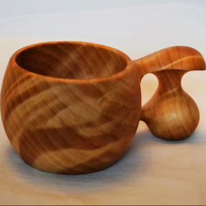 TRADITIONAL Natural Wood <b>Tea</b> <b>Cup</b> Wooden for Wine Coffee Water Hot Cold Drinks Drinking Mug, <b>Japanese</b> Style Wood <b>Tea</b> <b>Cup</b> - Product Image 1
