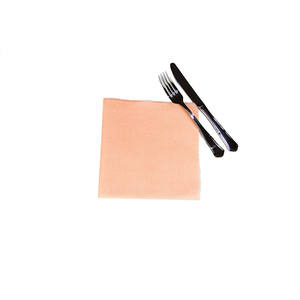 Servilletas Blancas de 40x40cm con Estampado Naranja Zena, Toallas de Papel Suaves y Secas, 600 Unidades, B2B - Product Image 1