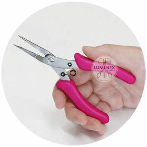 Pince à bec long de haute qualité japonaise pour la fabrication de bijoux, 130 mm, en acier inoxydable, légère, pince à bec long avec ressort pour outil - Product Image 2