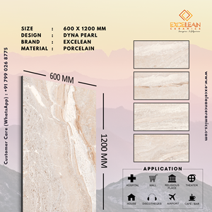 Porcelana de cerámica esmaltada importada al por mayor, baldosas de suelo de pared vitrificadas de 600X1200mm, Serie de diseño retro de terrazo para pared y suelo - Product Image 2