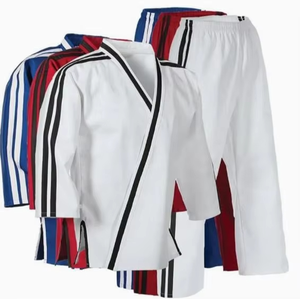 Uniforme de Karate Unisex al por Mayor, Lavado, Sublimado, Personalizado, Ropa de Artes Marciales 100% Algodón Transpirable, Uniforme de Karate de 380g en la Parte Delantera - Product Image 5