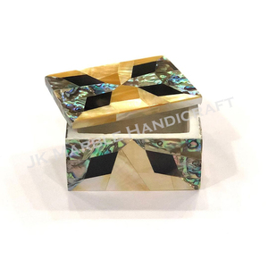 Vintage Marble Leather Jewelry <b>Box</b> Sophisticated Handmade Inlay Classic Decorative <b>Gift</b> <b>Box</b> for Necklaces Available for Sale - Product Image 1
