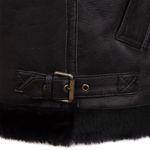 Nuevo estilo de moda Casual moda grande cálido chaqueta de cuero de felpa soporte bordado frontal diseño personalizado invierno ropa de hombre hecha - Product Image 3