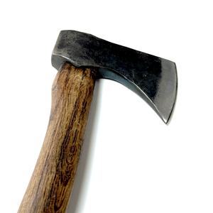 Venta al por mayor personalizado calidad superior OEM ODM servicio Damasco acero Tomahawk cabeza hacha mango de madera Funda de cuero caza al aire libre - Product Image 5