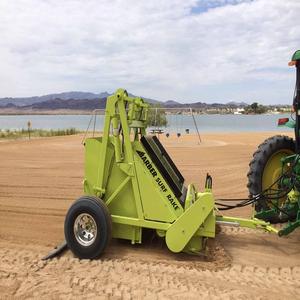 เครื่องทำความสะอาดชายหาด QJC-110แบบเดินตามหลัง70HP รถแทรกเตอร์อุปกรณ์ทำความสะอาดชายหาด - Product Image 3