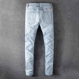 Venta al por mayor de alta calidad de los hombres pantalones de mezclilla de los hombres pantalones casuales elásticos flacos casuales de talla grande pantalones vaqueros - Product Image 2