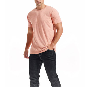 เสื้อยืดคอกลมผ้าฝ้าย 100% ขายดีอันดับต้นๆ สำหรับผู้ชาย เนื้อหนา ระบายอากาศได้ดี แห้งเร็ว พิมพ์ลายซิลค์สกรีน ปรับแต่งลายได้ตามต้องการ แขนสั้น - Product Image 4