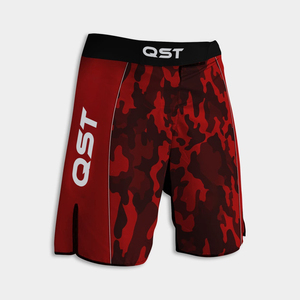 Pantalones cortos de MMA profesionales de calidad superior QST para lucha libre-Kimono personalizado entrenamiento de artes marciales 100% poliéster a prueba de encogimiento Unisex - Product Image 5