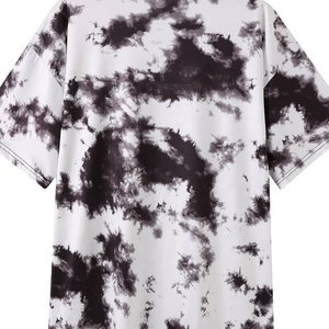 Venta al por mayor de Camisetas Personalizadas para hombres con logotipo personalizado Tie Dye camisas para hombres ropa de calle de manga corta para hombres servicio OEM - Product Image 2