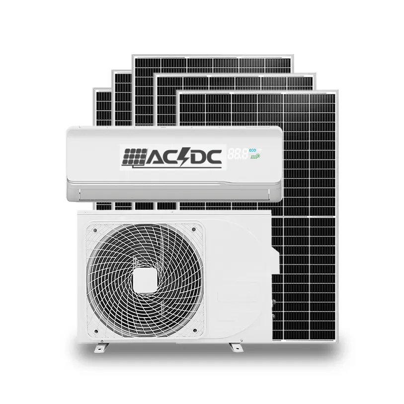 3Hp 2 Ton 24000btu solar airconditioner wall split air conditioner trinidad tobago 24K solar ac dc hybrid air conditioner price