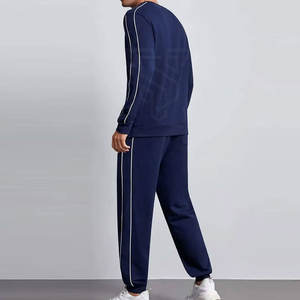 Conjuntos Deportivos de Invierno de Talla Grande, 100% Algodón, de Alta Calidad, Personalizables, Transpirables, de Secado Rápido, en Color Liso, Más Vendidos - Product Image 2