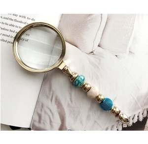 แว่นขยายทองเหลืองทำด้วยมือแบบดั้งเดิมสำหรับนักวิชาการครูและนักสะสมเครื่องมือวินเทจที่สง่างาม - Product Image 1