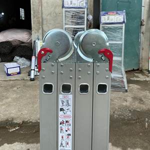 บันไดพับอลูมิเนียมอัลลอย4ส่วนอเนกประสงค์แบบ4M7ทันสมัยผสมผสานกัน - Product Image 4