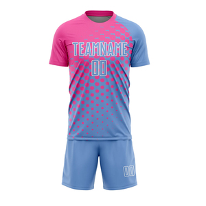 Uniformes de Fútbol Juvenil al por Mayor, Jersey de Secado Rápido con Cuello en V, Pantalones Cortos Cómodos y Transpirables, Conjuntos Unisex, Impresión de Logotipo Personalizado - Product Image 3