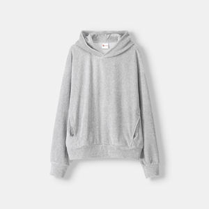 Vente en gros de sweatshirts à capuche pour hommes en velours côtelé 6XL Plus OEM Custom Made Embossed Puff Embroidered Winter Beaded - Product Image 4