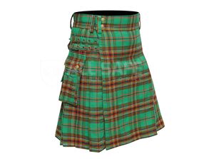 Falda escocesa de alta calidad para hombres, Highland falda escocesa de juegos, falda de tartán ajustable fácil para competición de música Cultural, ropa europea - Product Image 4