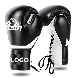 GAF Logo personnalisé Fabricants Gants de boxe professionnels en cuir pur de qualité supérieure pour hommes et femmes - Product Image 2