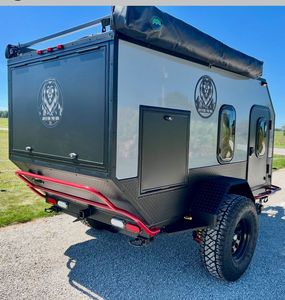 Estándares de alta calidad Camper 4 personas Remolque de lágrima Camping caravana Remolque de viaje con cocina para la venta. - Product Image 5