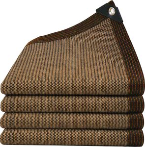Nâu 80% vải bóng râm, bền lưới Tarp với grommets, vườn <span class=keywords><strong>Sunblock</strong></span> <span class=keywords><strong>Shade</strong></span> vải che antifreezing - Product Image 1