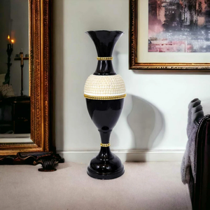 Jarrones de metal de estilo de lujo, jarrones de flores de metal de hierro de fábrica directa, flor de metal antiguo de hierro martillado personalizada - Product Image 6