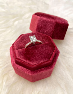 Elegante estuche de almacenamiento de joyas de madera con opciones de color personalizadas Elegante anillo de terciopelo rectangular y caja colgante Organizadores elegantes - Product Image 6