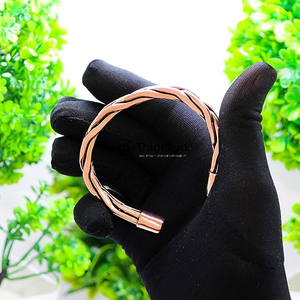 Elegantes brazaletes de cobre para mujer, joyería étnica de moda, accesorios para fiesta de Tradebyd - Product Image 2