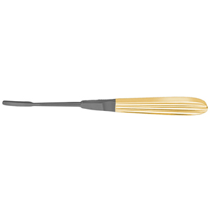 Elevador de tabique Joseph de acero inoxidable 18 cm 7 pulgadas 6,5mm mango negro dorado instrumento de elevador perióstico quirúrgico - Product Image 6