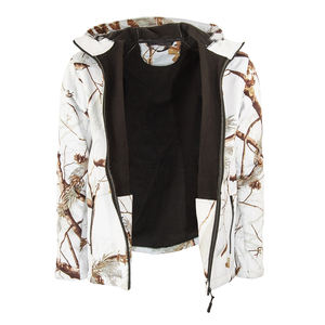 เสื้อแจ็คเก็ตขนสัตว์ลายพรางคุณภาพพรีเมียมสำหรับผู้ชาย เสื้อแจ็คเก็ตอุ่นสำหรับกิจกรรมกลางแจ้งพร้อมลายพรางป่า สำหรับการล่าสัตว์ - Product Image 5