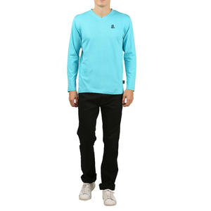Light Weight <b>Men</b> Long Sleeve <b>V</b> <b>Neck</b> Cotton <b>T</b> <b>Shirt</b> <b>V</b> <b>Neck</b> <b>T</b> <b>Shirt</b> Custom Logo <b>Men</b> Long Sleeve <b>V</b> <b>Neck</b> Tee - Product Image 5