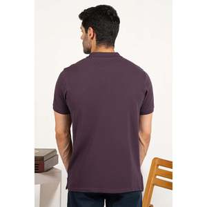 AUSTIN Men's Summer for Polo T-<b>Shirt</b> 100% Polyester Breathable Dark-Colored Solid Pattern <b>Waffle</b> Knitted Short Length Xl 6xl - Product Image 4