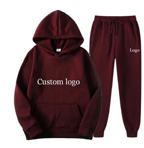 Conjuntos de dos piezas, chándal para hombre, conjunto de chándales deportivos para correr, chándales de fútbol lisos, venta al por mayor, OEM - Product Image 1