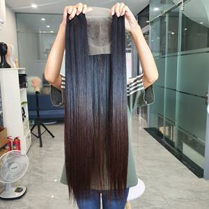 Cabello Humano 100% Virgen de Vietnam Remy, Liso Sedoso y Ondulado, Paquetes de 100g, Cierre Super Doble Trama 4x4 Transparente - Product Image 2