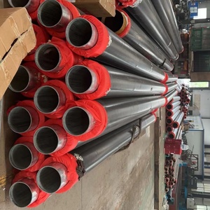 Tuyau isolant préfabriqué en PEHD avec gaine isolante en PU pour système de chauffage central urbain et usine, à enrobage direct - Product Image 3