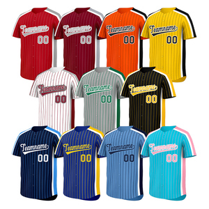 Conception originale chemise de baseball vierge maille polyester impression équipes uniforme hommes broderie personnalisée maillots de baseball - Product Image 1