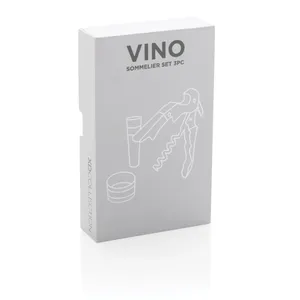 Personalized 3-Piece Wine Sommelier <b>Set</b> Premium <b>Beverage</b> <b>Serving</b> Gadgets - Product Image 5