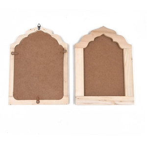 Marco de fotos de madera con acabado brillante de tamaño personalizado de madera Natural más vendido Producto atractivo Montaje en pared de oficina en casa Decorativo - Product Image 1