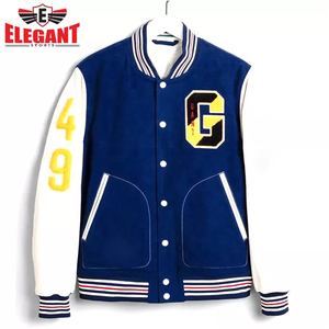 แจ็คเก็ตเลตเตอร์แมน แขนยาว สำหรับผู้ชาย ปักลายเชนิลล์  แบบสั่งทำพิเศษ - Product Image 3