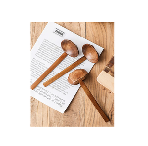 New <b>Wood</b> Soup <b>Ladle</b> Spoon and Kitchenware and Restaurants Soup <b>Ladle</b> for Kitchen Accessories for 2 Piece - Product Image 5