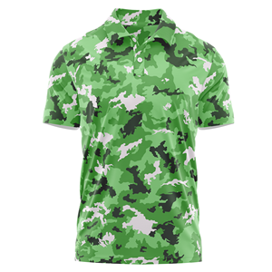 OEM Respirant Glace Soie Polo De Golf Logo Personnalisé Brodé XL Taille Casual Styles D'impression Court Longueur Bouton Fait Vietnam - Product Image 3