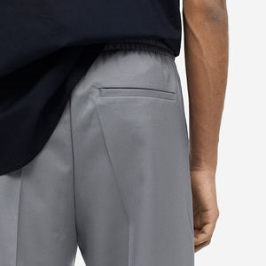 Pantalones Cargo Jogger informales para hombre con cordón de cintura media tela de lona ligera y múltiples bolsillos - Product Image 5