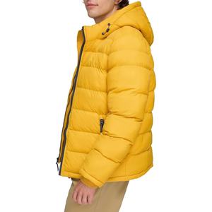 Unisex Waterproof Windproof Winter Puffer Jacket Polyester/Cotton Solid Pattern Formal Style Front Logo Zipper Closure Loose Fit - Product Image 3