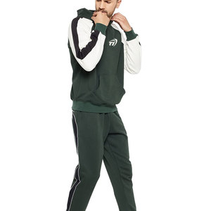 Survêtement sur mesure de haute qualité 100% coton pour hommes motif solide vêtements d'hiver séchage rapide respirant élégant couleurs personnalisées bas - Product Image 4