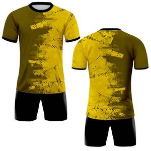 Conjuntos de Ropa Deportiva de Fútbol, Pantalones Cortos para Equipos, Uniformes de Entrenamiento, 100% Poliéster, Impresión por Transferencia de Calor, Color Degradado - Product Image 2