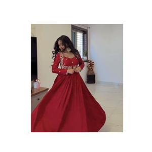 Vestido de Noche de Lujo de Seda Chinon Pesada para Chica, Elegante Vestido de Novia para Novia, Vestidos de Noche de Talla Grande a Precio Accesible - Product Image 1