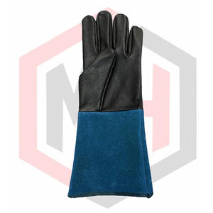 Guantes de seguridad industrial con agarre de Palma reforzado y protección de puños largos - Product Image 4